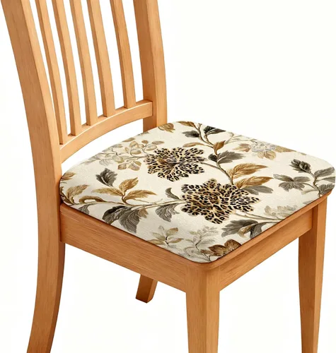 Miniatura 22 de Fundas de asiento para silla, paquete de 4 fundas impermeables elásticas para silla de comedor con lazos elásticos, extraíbles y lavables, Rosa