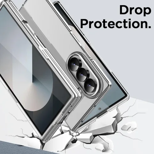Miniatura 6 de AICase Para Samsung Galaxy Z Fold 7 Funda Transparente, [Anti-Amarillo] Ultra Delgada Slim Fit Transparente Hard PC Funda Protectora Para Samsung