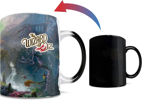 Miniatura 6 de Morphing Mugs Wizard of Oz - Taza de cerámica para el 75 aniversario (bruja fundida), color negro