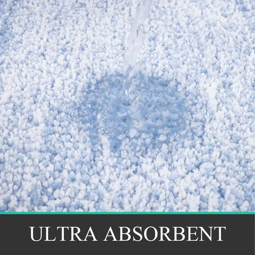 Miniatura 4 de Bsmathom Juego de 4 alfombras de baño, alfombras de baño de microfibra suave y absorbente con alfombra de contorno en forma de U para inodoro y Azul
