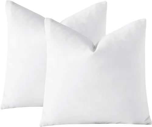 Miniatura 6 de OTOSTAR Paquete de 2 fundas de almohada decorativas de terciopelo suave, fundas de cojín cuadradas sólidas, decoración del hogar, fundas de almohada