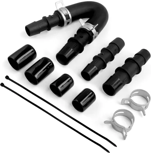 Kit de derivación del núcleo del calentador del motor con manguera de 5/8" 3/4", compatible con GM Chevy Silverados Tahoes Yukons Honda Civic Ford