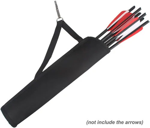 Miniatura 5 de Arco ballesta pernos flecha tubo cadera carcaj cintura colgado llevar bolsa para 18" 20" 22" flechas