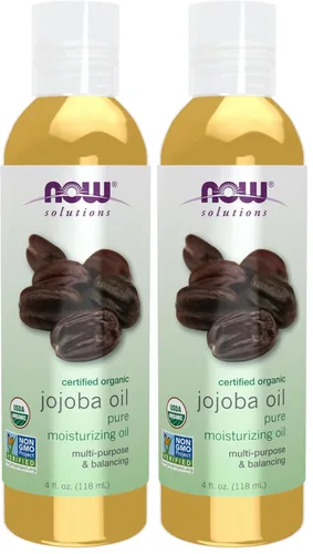 Miniatura 9 de Aceite de jojoba orgánico NOW, 4 oz