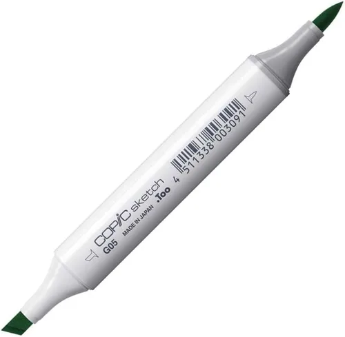 Miniatura 3 de Copic Marker Copic Sketch Markers, Verde Esmeralda G05 Verde Esmeralda