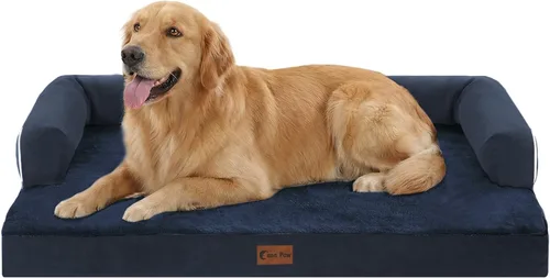 Miniatura 41 de Camas Ortopédicas para Perros de Tamaño Grande, Espuma de Celdas Impermeables tipo Huevera, Camas tipo Sofá para Perros Medianos para Jaula 35x22