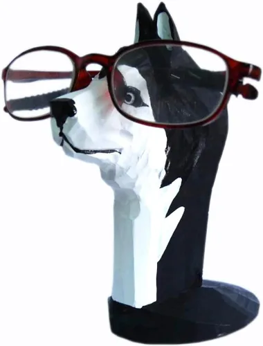 Miniatura 17 de Red Dollar Soporte para anteojos de animales tallados en madera hecha a mano, lindo soporte de exhibición de lentes de sol, mesita de noche