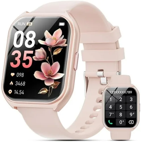 2025 - Reloj inteligente de 1.85 pulgadas para hombres y mujeres con respuesta/hacer llamadas/más de 120 modos deportivos/recordatorio de mensaje,