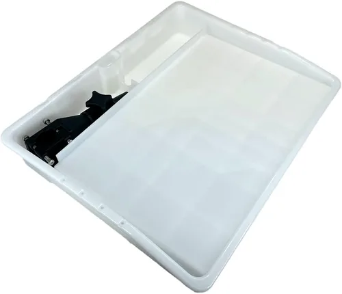 Miniatura 5 de Pactrade Marine Tabla de cortar de cebo para barco, mesa de filete de limpieza de peces ajustable con compartimentos, ranuras para cuchillos