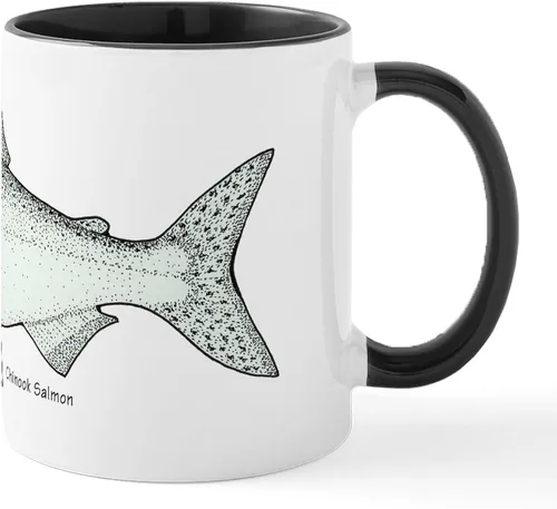 Miniatura 19 de CafePress Chinook King Salmon Mug 11 oz (325 ml) Ceramic Coffee Mug