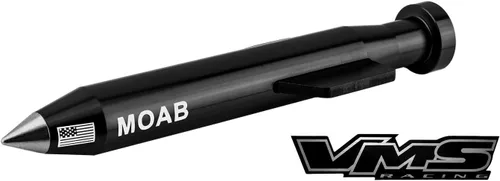 Miniatura 8 de VMS RACING Black Moab - Antena corta de aluminio mecanizada CNC de calibre pesado compatible con Ford Raptor F-150