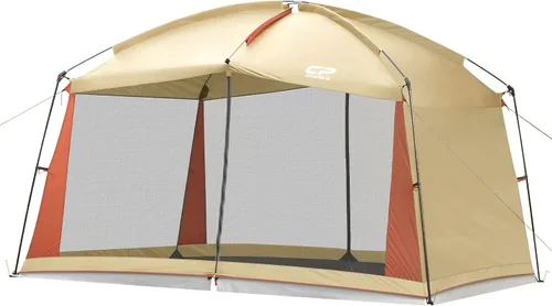 Miniatura 13 de CAMPROS CP Tienda de campaña de casa con pantalla de 10 x 10 pies, toldo con malla de pantalla de malla para patios, actividades de camping al aire