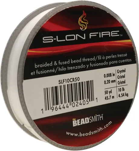 Miniatura 10 de The Beadsmith S-Lon Fire - Hilo de cuentas trenzado y fundido - Prueba de 6 libras, diámetro de 0.006 pulgadas/0.006 in, carrete de 50 yardas