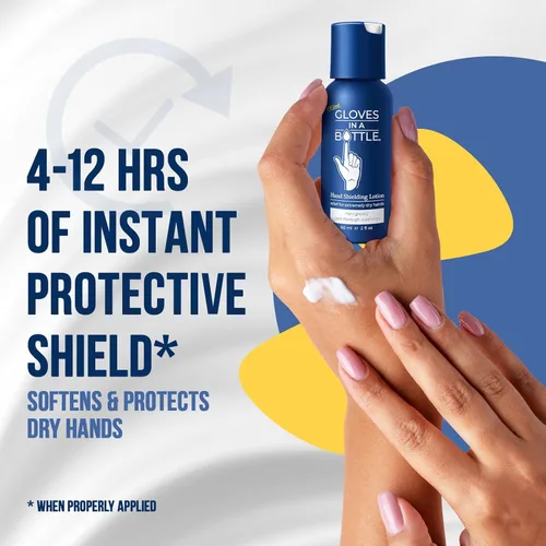 Miniatura 3 de Gloves In A Bottle Paquete de 6 lociones protectoras, ideal para la piel seca con picazón, sin grasa y sin fragancia. (2oz-2.0 fl oz)