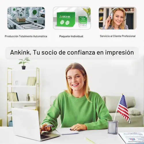 Miniatura 7 de Ankink 63XL - Cartuchos de tinta de repuesto para HP 63 XL (negro, paquete de 2 unidades) funciona con HP63 3830 4650 4652 4655 5200 5252 5255 5258