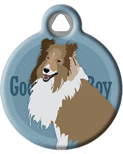 Miniatura 22 de Good Boy Airedale - Etiqueta de identificación personalizada para mascotas para perros y gatos, tamaño grande