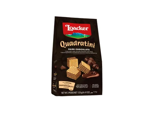 Miniatura 7 de Loacker Quadratini - Galletas de oblea de tamaño bocado de espresso, paquete grande de 1, obleas crujientes con 4 capas cremosas del mejor relleno