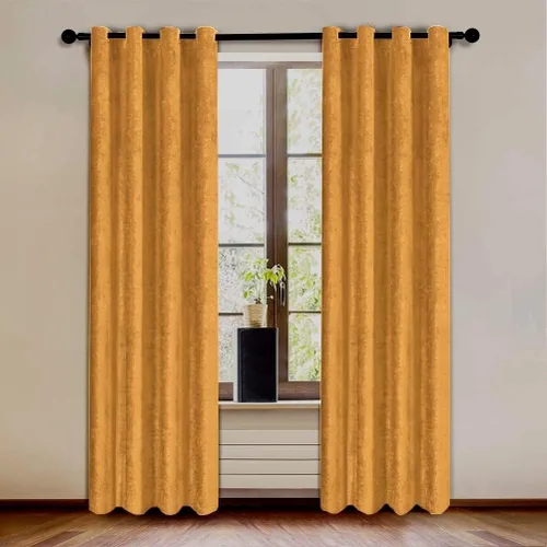 Miniatura 19 de KEMCO Panel de cortina opaca de felpilla de doble cara para sala de estar, dormitorio, dormitorio, sala de estar, oficina, con aislamiento térmico