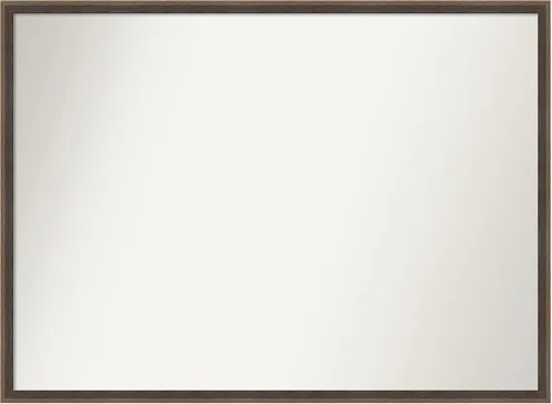 Miniatura 97 de Amanti Art Brown Bathroom Mirror for Over Sink, 23x41 Custom Made Hardwood Wedge Mocha Rectangle Vanity Mirror, Large Modern Wood Frame, Hangs
