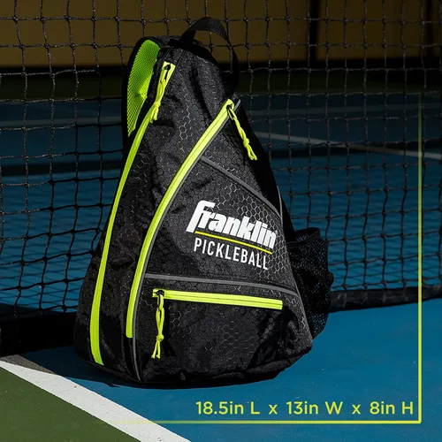 Miniatura 4 de Bolsas de Pickleball Franklin Sports - Mochila de bandolera para equipo + accesorios - Hombres + Mujeres - Capacidad para palas, bolas + accesorios