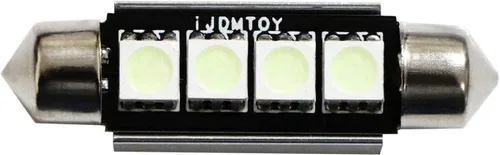 Miniatura 9 de JDMTOY - 4-SMD sin errores 6411 578 foco de ledes para el interior del auto o área del cajuela, Azul (Ice)