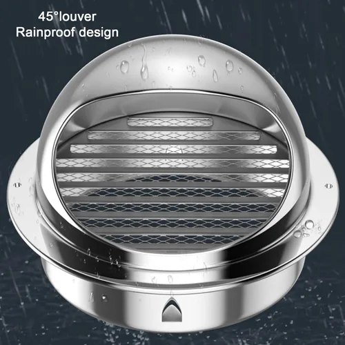 Miniatura 7 de Tapón de chimenea de acero inoxidable 304, protector de tubería para tubería, tapa de escape de lluvia, tapa de lluvia de chimenea, tapa