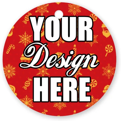 Miniatura 21 de Adornos de Navidad personalizados, colgante de cerámica personalizado con foto, texto/imagen, adorno colgante personalizado para parejas, niños