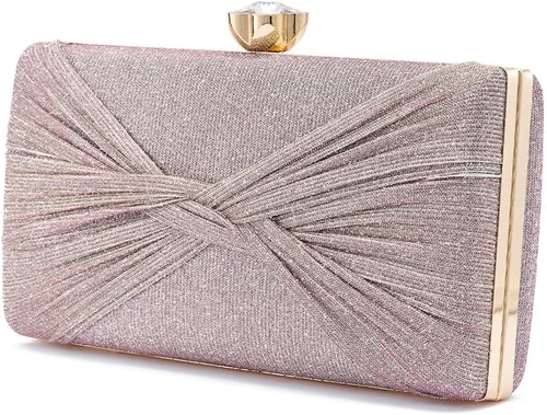 YAPAIOU Bolso de mano de noche brillante para mujer, bolso de mano con purpurina de diamantes de imitación, bolso de boda, bolso de cóctel y fiesta,