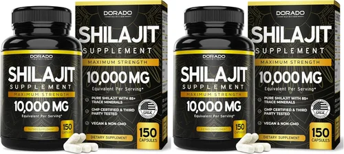 Miniatura 6 de Shilajit Cápsulas (150 unidades) Suplemento Shilajit prémium para hombres (alto en minerales traza, sin rellenos, fabricado en los Estados Unidos)