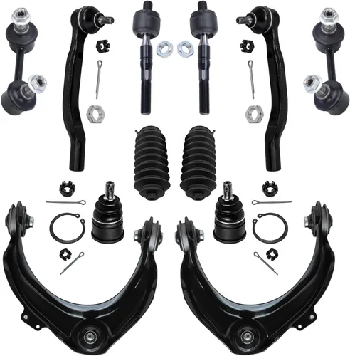Miniatura 55 de Detroit Axle - Kit de extremo delantero para Ford 1998-2001 Explorer Mercury Mountaineer, 4 barras estabilizadoras delanteras y traseras, 2 brazos