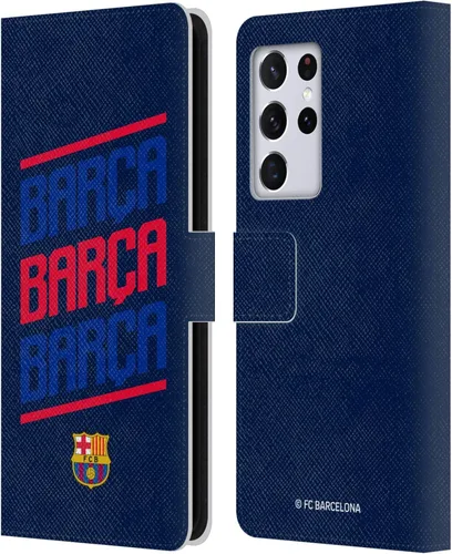 Miniatura 239 de Head Case Designs Funda de piel con licencia oficial del FC Barcelona Barca Crest Graphics para Samsung Galaxy A06 4G