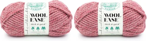 Miniatura 37 de Lion Brand Yarn - Ovillo de lana Wool-Ease Thick & Quick color fuerza aérea