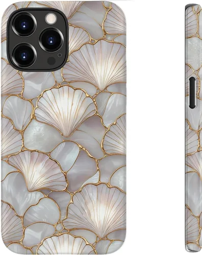 Miniatura 14 de bemal Funda para iPhone 12 Mini, estética, vintage, floreciente, peonía, concha, femenina, compatible con MagSafe, moderna, única, moderna, moderna
