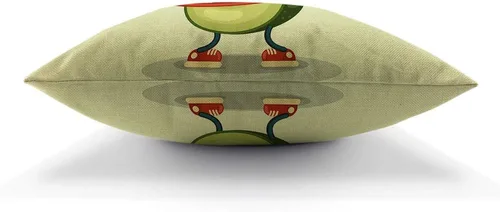Miniatura 5 de AOYEGO Funda de almohada decorativa 12x20 pulgadas con diseño de aguacate haciendo ejercicio con aro hula hoop, fundas de almohada rectangulares