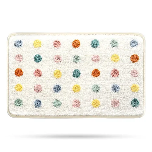 Miniatura 9 de Tapete de baño con rayas, extra suave, absorbente, antideslizante, cómodo, tapete para bañera, ducha, baño, lavable a máquina, 16 x 24 pulgadas, rosa
