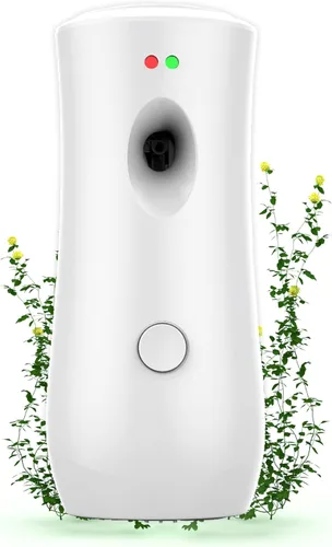 Dispensador automático de fragancia de aire para el hogar, ambientador en aerosol montado en la pared para el hogar, oficinas, escuelas, blanco1101