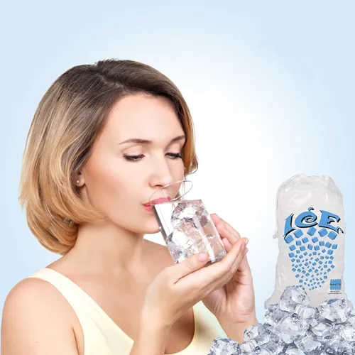 Miniatura 5 de Bolsas de hielo con cordón de 10 libras - Caja de 300
