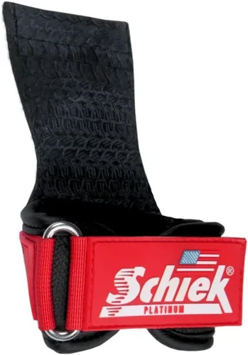 Miniatura 14 de Schiek Sports Model 1907 Platinum Edition Ultimate Grips - Correas de levantamiento de pesas 3 en 1, muñequeras y almohadillas de agarre, control
