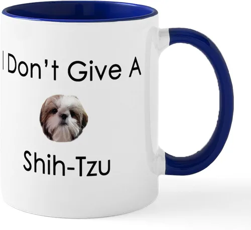Miniatura 35 de CafePress Cute Shih Tzu Dog Mugs - Taza de café de cerámica de 11 oz (11.0 fl oz)