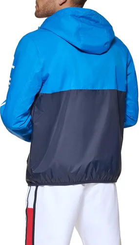 Miniatura 4 de Tommy Hilfiger Chaqueta de lluvia ligera activa resistente al agua con capucha para hombre