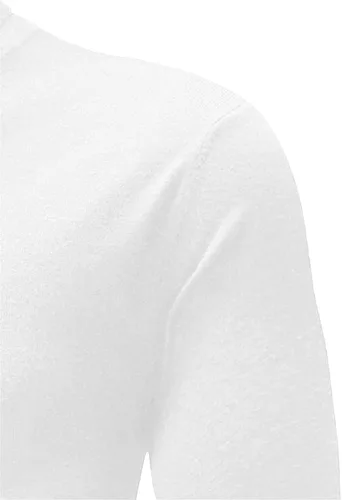 Miniatura 3 de Camisa básica casual ajustada para hombre, suéter de punto ligero de cuello alto