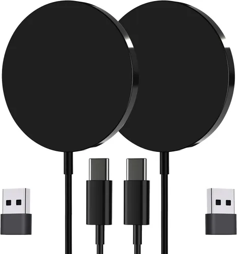 Miniatura 11 de Cargador MagSafe, almohadilla de carga inalámbrica magnética para iPhone 17/17 Pro/17 Pro Max/Air/16 15 14 13 12 Pro Max Plus/AirPods 2 3 Pro, imán
