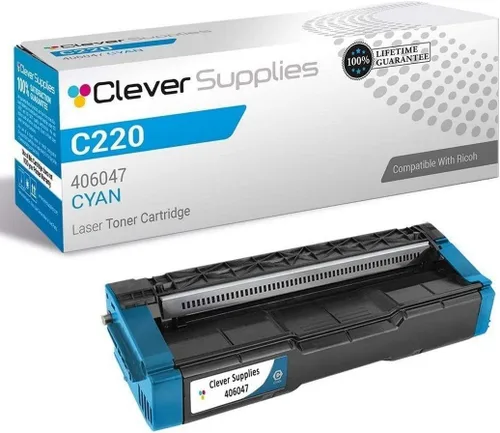 Miniatura 7 de CS - Cartucho de tóner compatible para Ricoh C220 406046 Color negro láser Aficio SP C220 Aficio SP C220A Aficio SP C220DN Aficio SP C220N Aficio SP