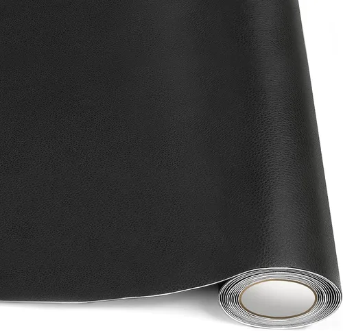 CHEIGHY Parche Autoadhesivo de Reparación de Cuero para Muebles con Kit de Reparación de Cuero PU Avanzado de 17x79 Pulgadas para Sofás, Reparación