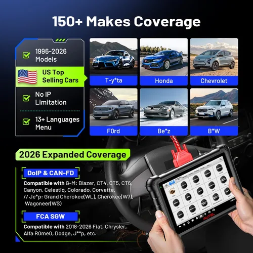 Miniatura 7 de Autel Escáner MaxiCheck MX900: actualización de la herramienta de escaneo bidireccional 2026 de MX808S MK808S MK808BT-Pro, versión estadounidense