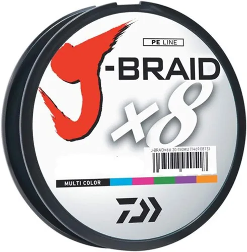 Miniatura 7 de Línea Trenzada Redonda Tejida de 8 Hilos Daiwa J-Braid 300M