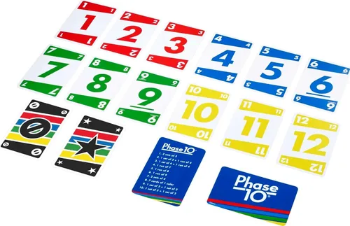 Miniatura 5 de Mattel Games UNO, Phase 10 and Pic Flip Bundle, 3 juegos de cartas Mattel en lata de almacenamiento decorativa, para niños, familia y adultos, 7