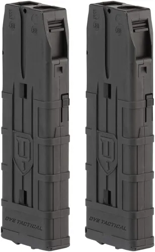 Dye Revista de la presa de Paintball Dye DAM Paintball Magazine - 20 rondas - Negro