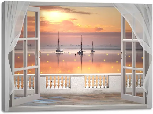 Miniatura 16 de alottagifts Impresión de Arte en Lienzo Iluminado de la Natividad para Pared 16" x 12" Con Temporizador Impresión de Arte en Lienzo LED para Pared