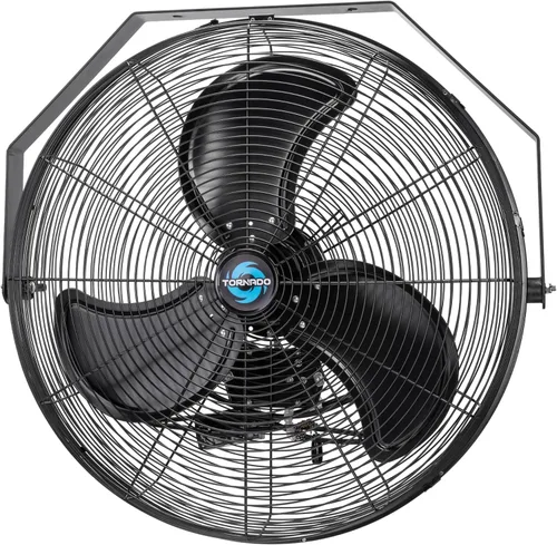 Miniatura 12 de Tornado Ventilador de pared industrial de metal resistente al agua de 18 pulgadas para exteriores, con clasificación IPX4, ventilador de pared